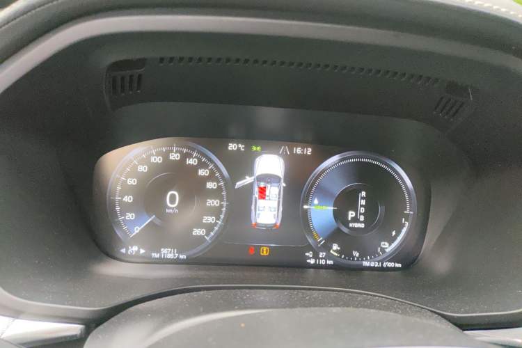 Used Volvo XC60 New Energy 2019 T8 E-Drive Hybrid Intelligent Luxury Sport Edition China V Standard Instrument Cluster