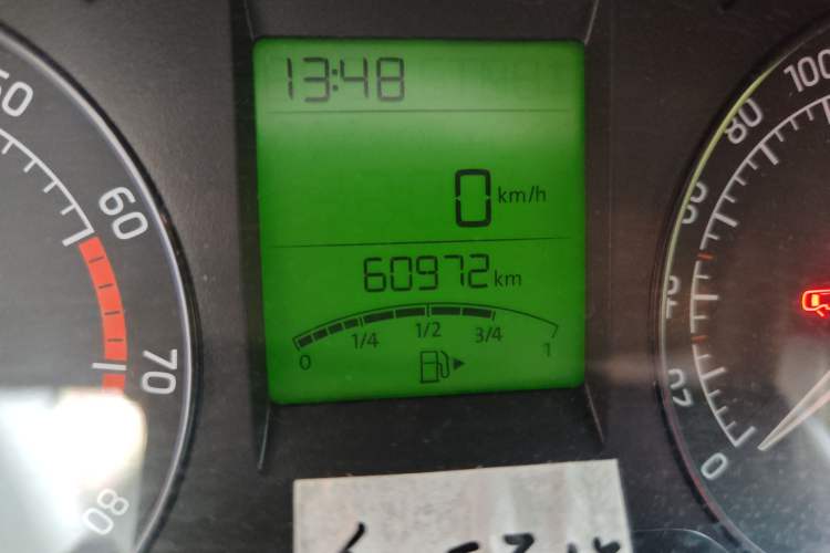 Used Skoda Rapid 2015 1.6L Manual Smart Selection Model Odometer Close Up