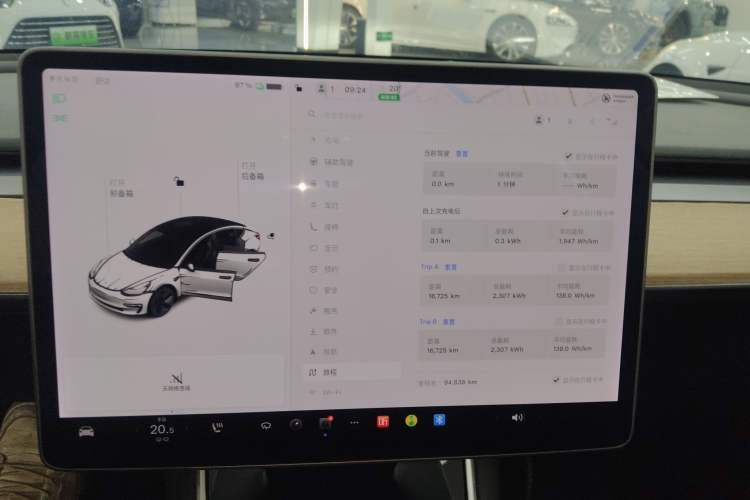 Used Tesla Model 3 2020 Standard Range Rear-Wheel Drive Upgraded Version Instrument Cluster