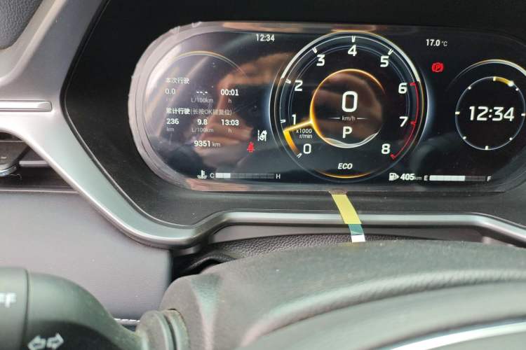 Used GAC Trumpchi GS4 2023 270T Automatic Smart Drive Technology Edition Odometer Close Up