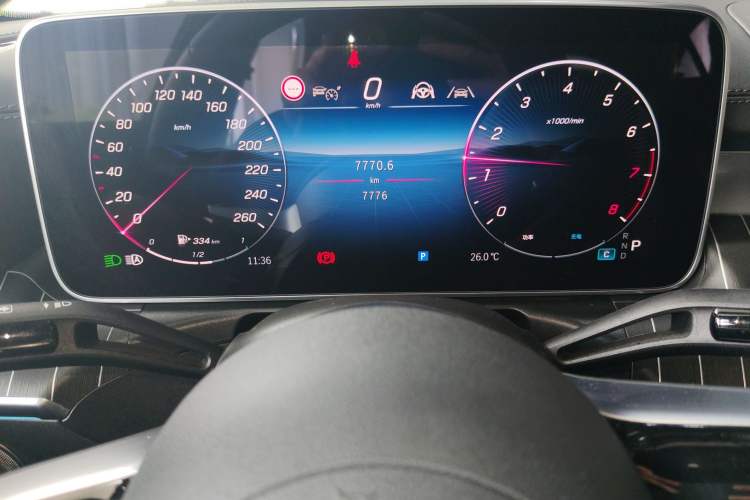 Used Mercedes-Benz C-Class 2025 C 260 L Obsidian Night Sport Edition Instrument Cluster