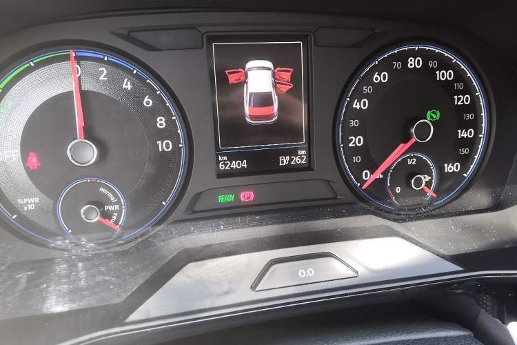 Used Volkswagen Lavida Pure Electric 2019 Enjoyment Edition Odometer Close Up