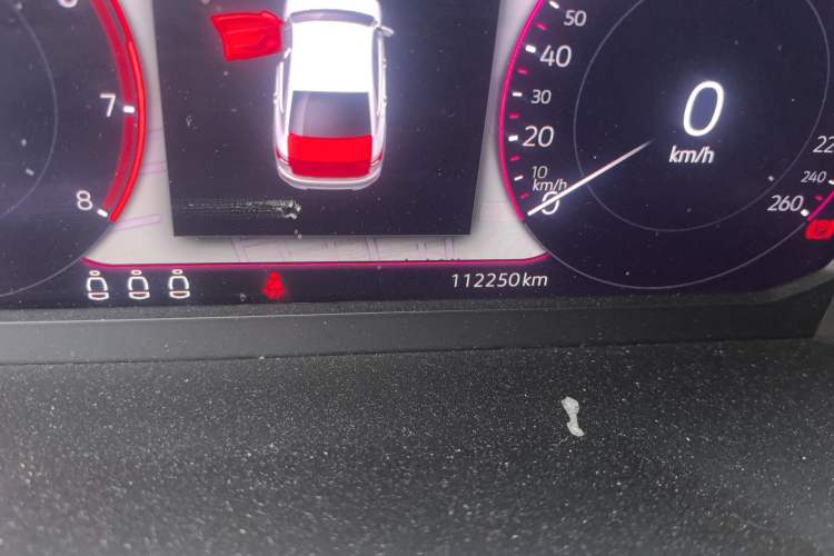 Used Volkswagen Sagitar 2021 280TSI DSG Excellence Edition Odometer Close Up