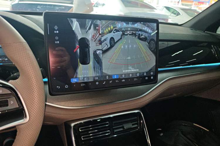 Used BYD Tang New Energy 2024 DM-i Glory Edition 112KM Prestige Model Audio And AC Panel