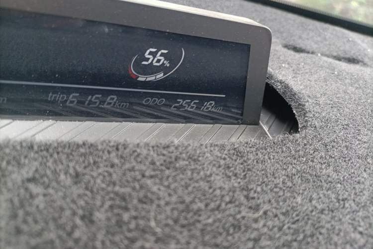 Used NETA V 2022 Long-Range Industry Custom Edition Odometer Close Up