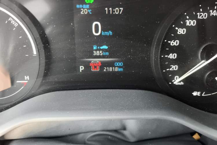 Used Toyota SIENNA 2024 2.5L Hybrid Four-Wheel Drive Prestige Edition Odometer Close Up