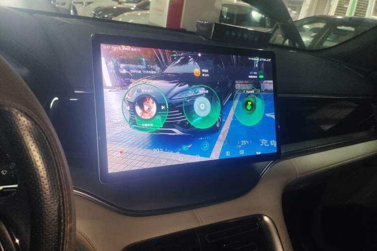 Used BYD Song PLUS New Energy 2024 HONOR Edition DM-i 110km Flagship Model Audio And AC Panel