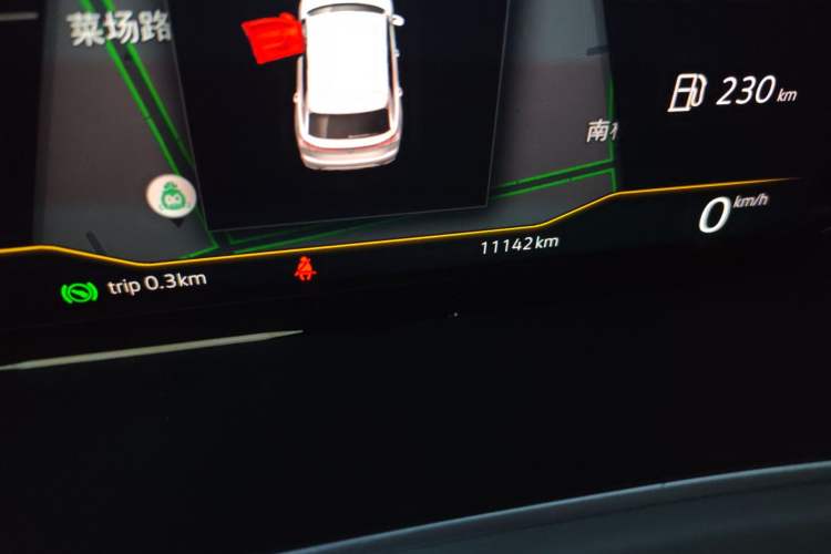 Used Volkswagen Tayron 2024 330TSI Two-Wheel Drive Luxury Plus Advanced Version Odometer Close Up