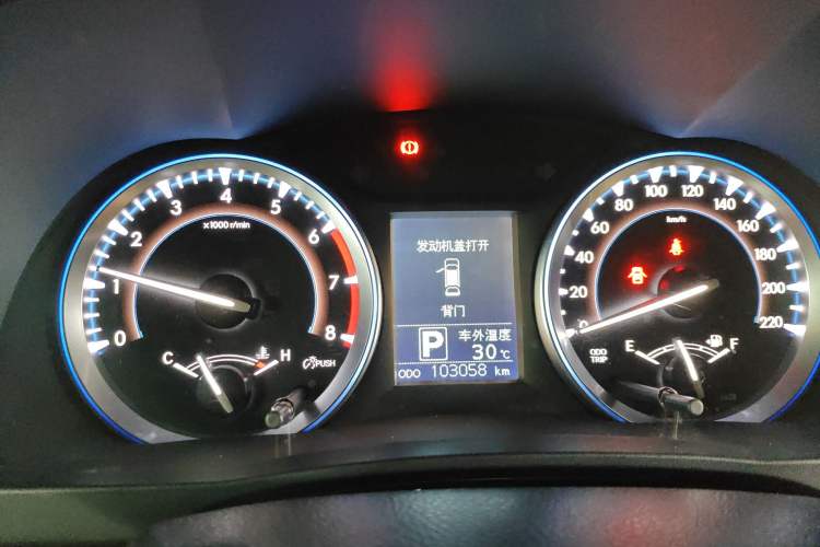 Used Toyota Highlander 2017 2.0T Two-Wheel Drive Elite Version 7 Seats Instrument Cluster