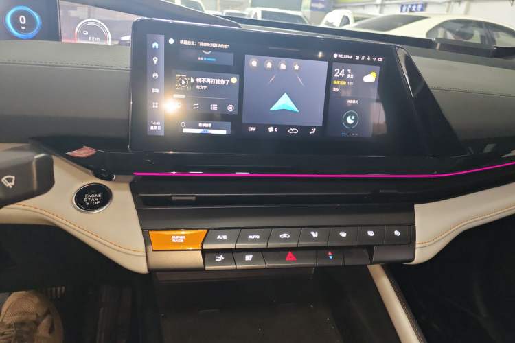 Used CHANGAN NEVO A06 2023 Advanced Model Audio And AC Panel