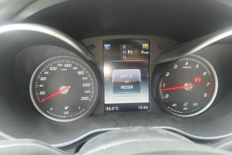 Used Mercedes-Benz C-Class 2015 Revised C 200 L Sport Edition Instrument Cluster