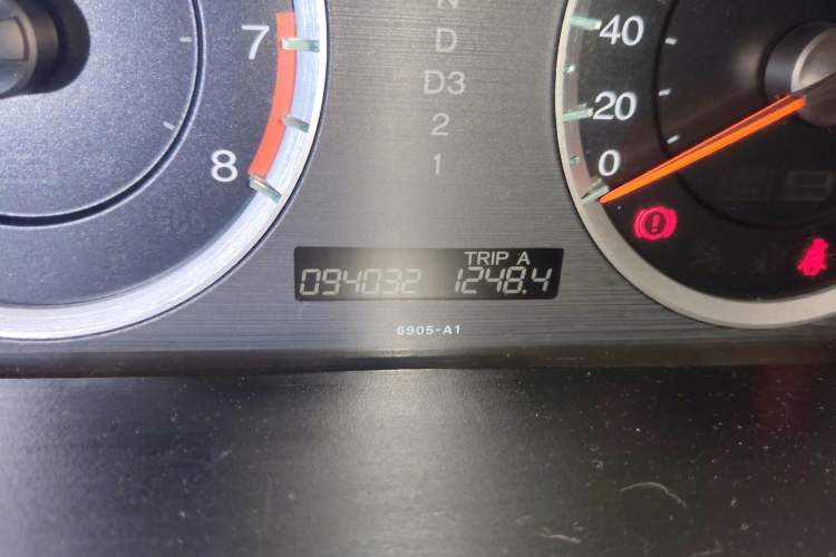 Used Honda Accord 2012 2.4L SE Odometer Close Up