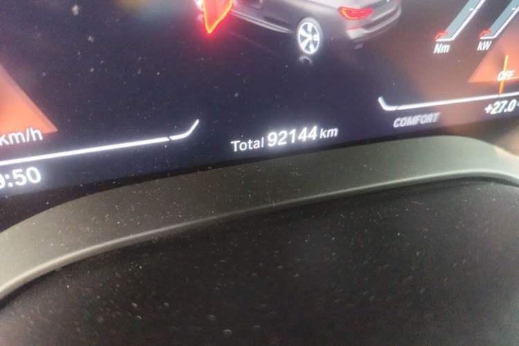 Used BMW 6 Series GT 2020 630i M Sport Package Odometer Close Up