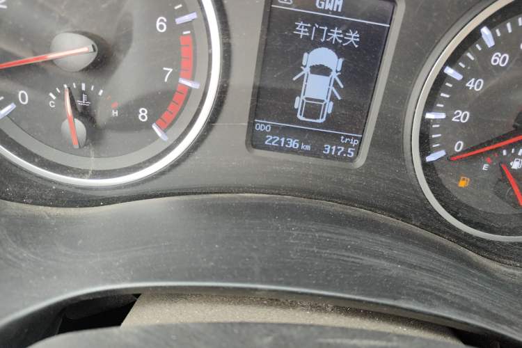 Used Great Wall Wingle 5 2023 2.4L Gasoline Two-Wheel-Drive Entry-Level Big Double Odometer Close Up