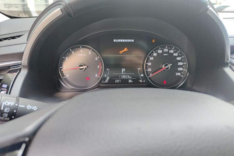 Used Honda Avancier 2019 240TURBO Two-Wheel Drive Luxury Edition Odometer Close Up