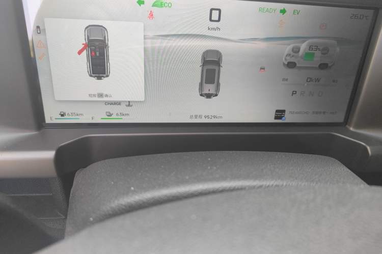 Used JETOUR Traveler C-DM 2024 C-DM 129KM Linye Edition Odometer Close Up