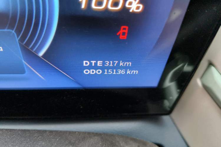 Used Dongfeng NAMMI BOX 2022 Chasing Wind Edition 331 km Standard Model Odometer Close Up