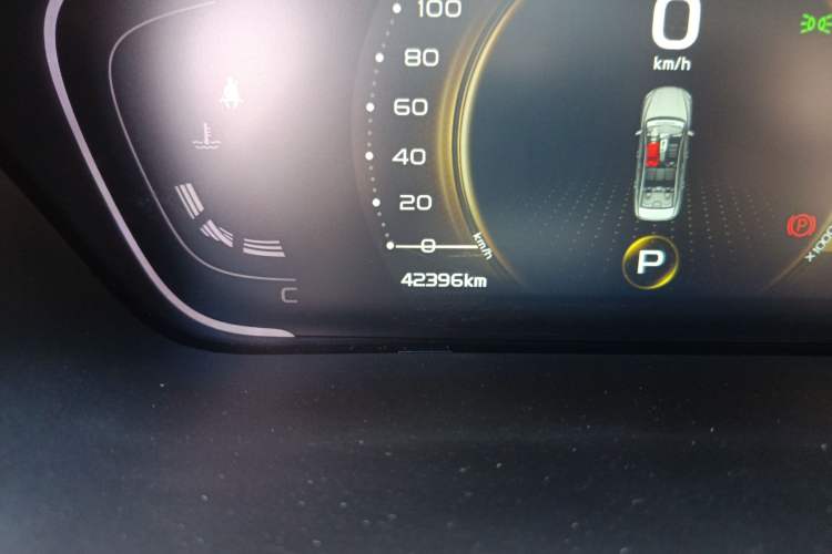 Used Geely Auto Binray 2018 14T CVT Binyi Edition Odometer Close Up