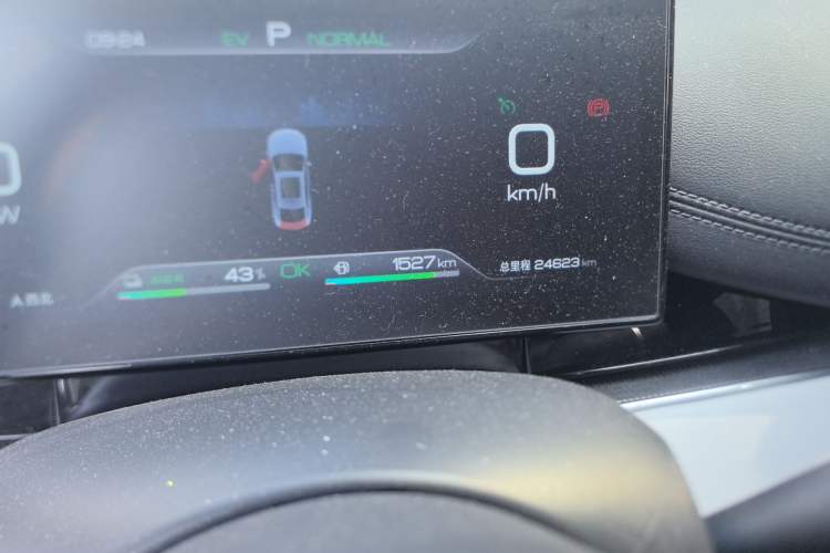 Used BYD Seal 06 New Energy 2024 DM-i 120KM Prestige Model Odometer Close Up