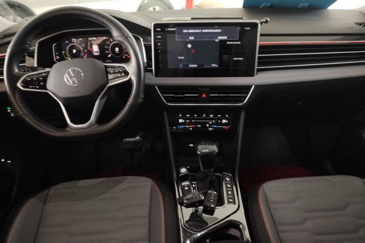 Used Volkswagen Tiguan L New Energy 2022 430 PHEV Plug-in Hybrid Flagship Edition Audio And AC Panel