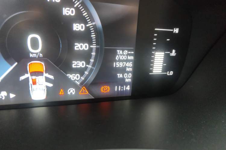 Used Volvo S90 2019 T5 Zhiyi Edition Odometer Close Up
