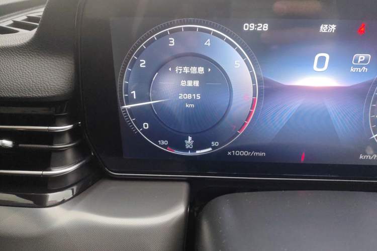 Used Hongqi HS5 2023 2.0T Four-Wheel Drive Flagship Pro 500 000th Unit Commemorative Edition Odometer Close Up