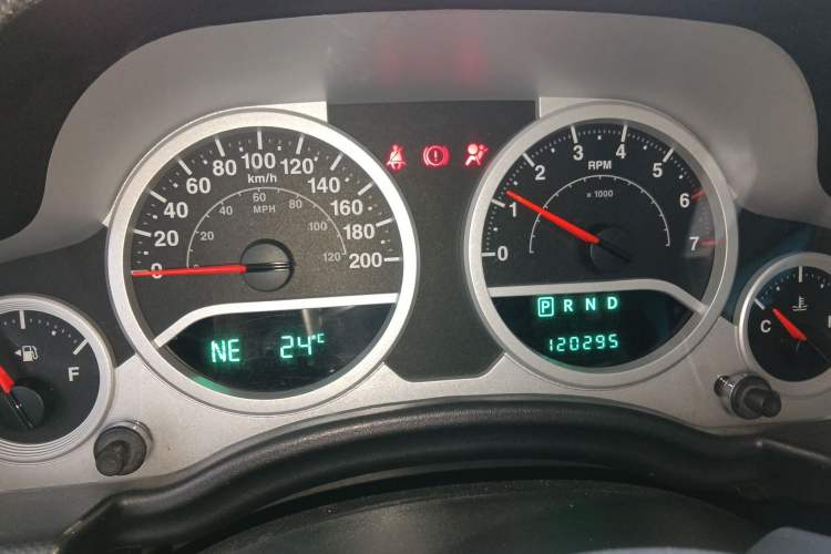 Used Jeep Wrangler 2008 3.8L Sahara two-door model Instrument Cluster