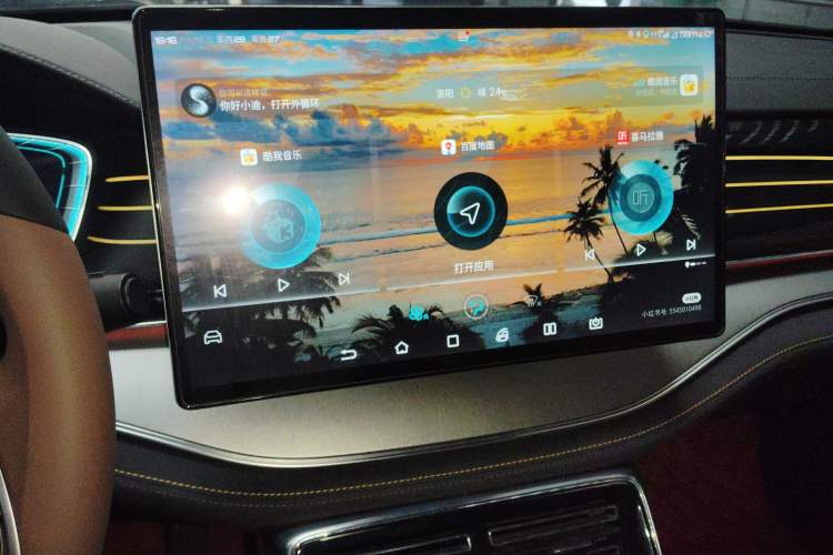 Used BYD Tang New Energy 2021 DM 2.0T Four-Wheel Drive High-Performance Flagship Model Audio And AC Panel