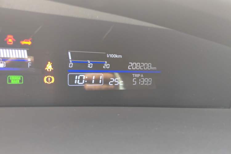 Used Honda Jade 2016 1.8L CVT Luxury Prestige Edition 5-seater Odometer Close Up