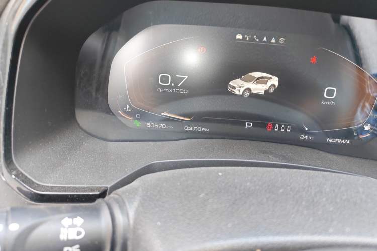 Used Haval F7x 2019 2.0T Two-Wheel Drive Intelligent Technology Edition Odometer Close Up