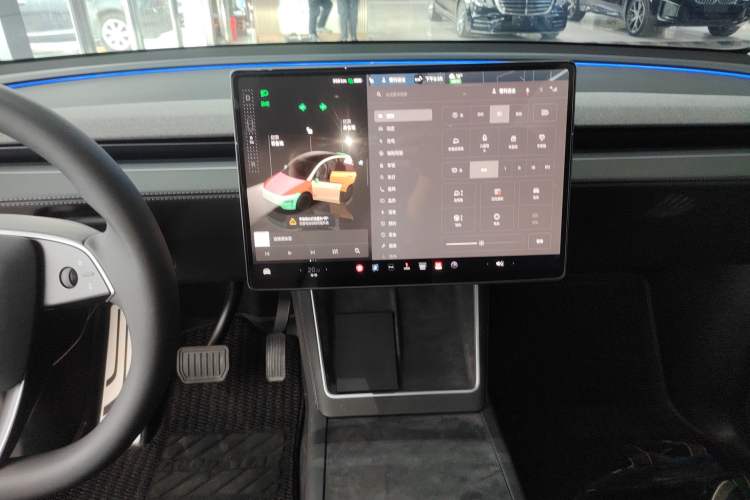 Used Tesla Model Y 2025 Rear-Wheel-Drive Version Audio And AC Panel