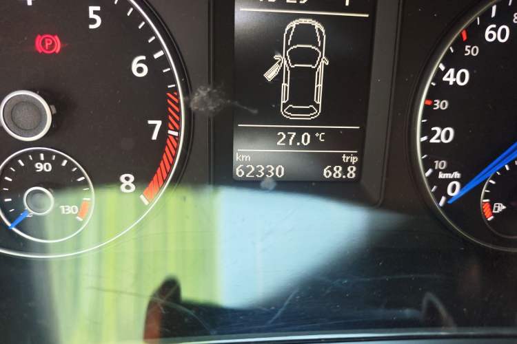 Used Volkswagen Scirocco 2011 R 2.0TSI Odometer Close Up