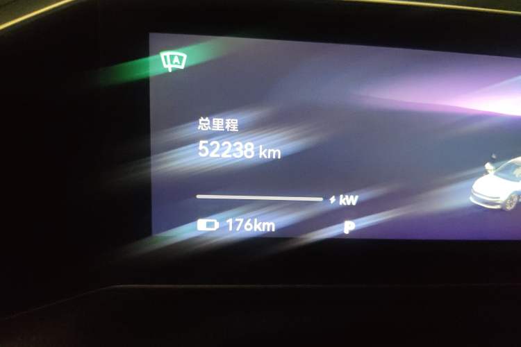 Used Zeekr 001 2021 Long-Range Dual-Motor WE Edition Odometer Close Up