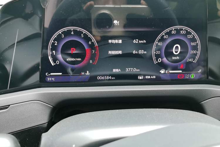 Used Honda Accord 2024 260TURBO Prestige Edition Odometer Close Up