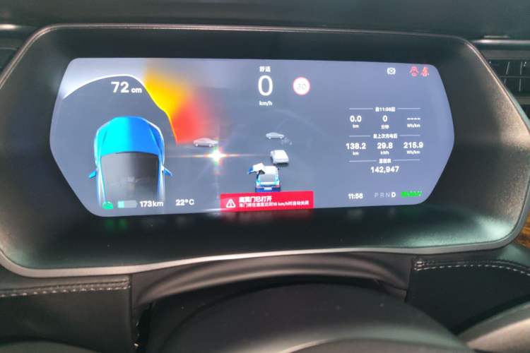 Used Tesla Model X 2019 Long-Range Version Instrument Cluster