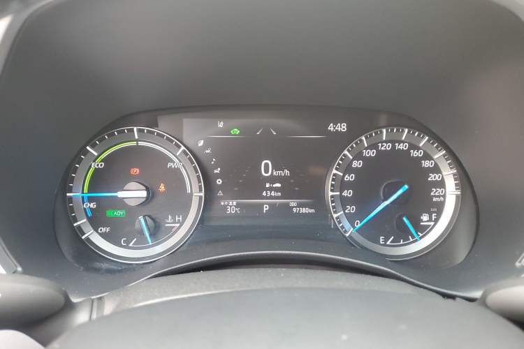 Used Toyota Highlander 2022 Dual-Engine 2.5L Two-Wheel Drive Prestige Edition 7-Seater Instrument Cluster