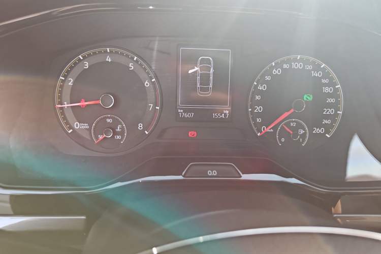 Used Volkswagen Bora 2020 1.5L Automatic Elite Version Odometer Close Up