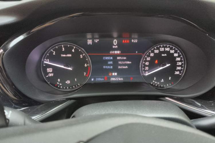 Used Buick Envision 2022 Encore Plus 652T Five-Seat All-Wheel-Drive Luxury Model Instrument Cluster