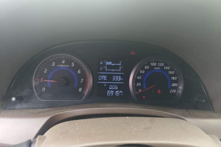 Used Zotye Z300 2016 New Vision 1.5L Manual Entry-Level Model with Sunroof Instrument Cluster