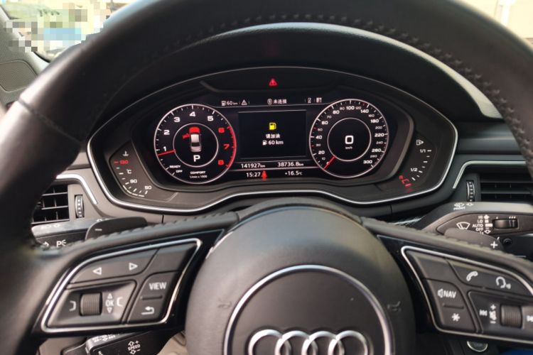 Used Audi A4L 2019 40 TFSI Fashion Version China V Odometer Close Up