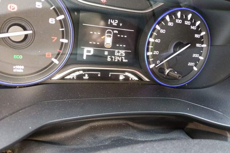 Used GAC Trumpchi GA4 2018 200T Automatic Luxury Edition Odometer Close Up