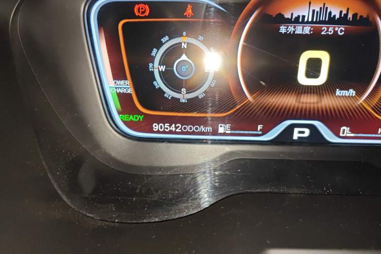 Used GAC Group Qizhi PHEV 2019 1.5L Smart Connect Premium Edition Odometer Close Up