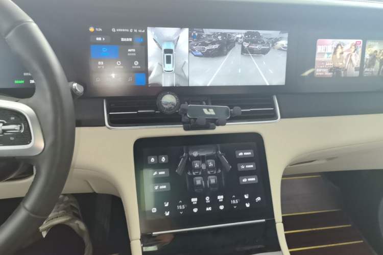 Used Li Auto ONE 2021 Extended-Range 6-Seater Version Audio And AC Panel