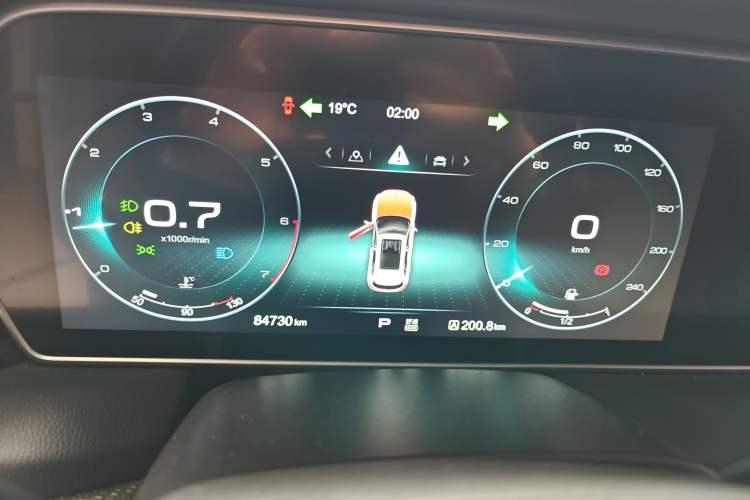 Used Hongqi HS5 2019 2.0T Smart Connect Flagship Edition Instrument Cluster