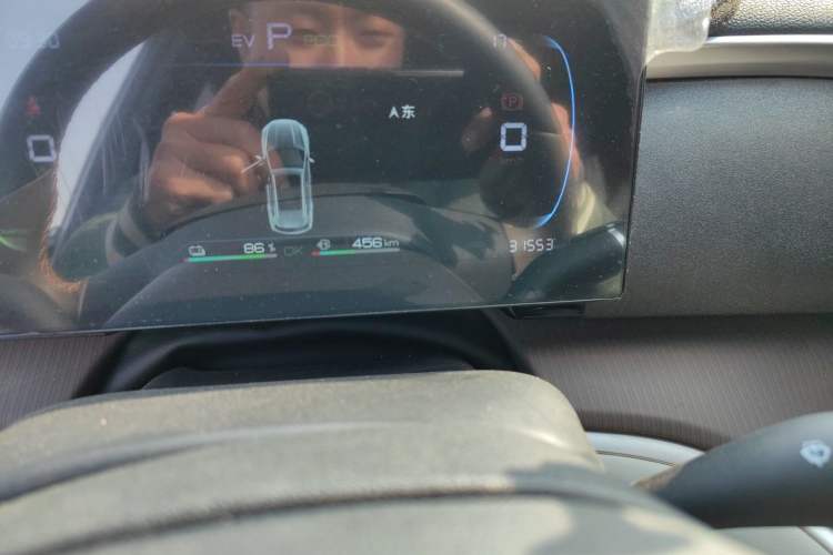 Used BYD Song Pro New Energy 2022 DM-i 51km Luxury Model Odometer Close Up