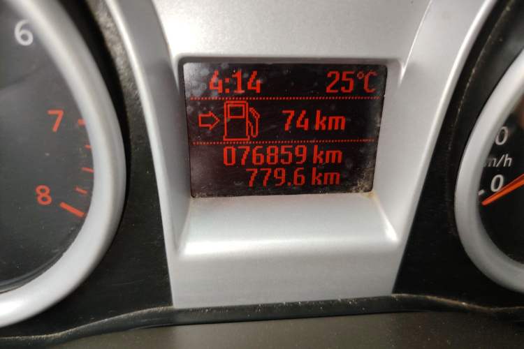 Used Ford Focus 2011 Sedan 1.8L Manual Classic Model Odometer Close Up