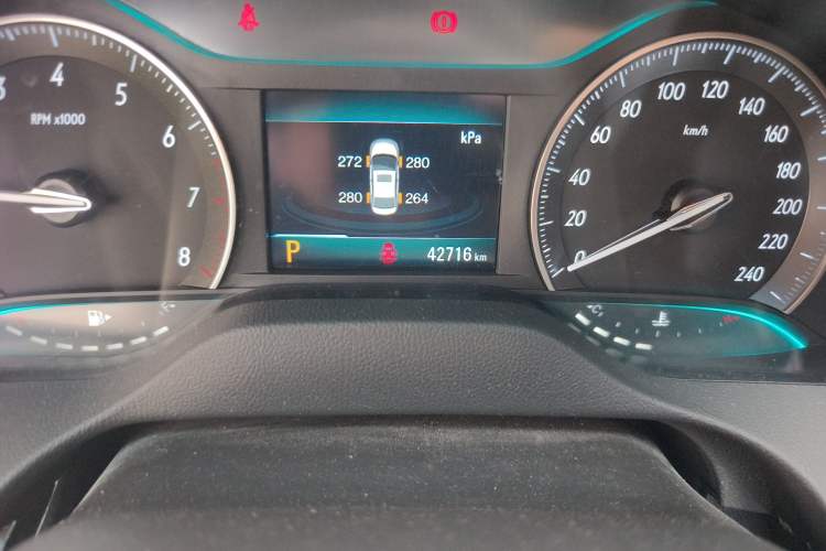 Used Buick GT 2021 Revised Version Flagship 1.5L Automatic Elite Edition Odometer Close Up