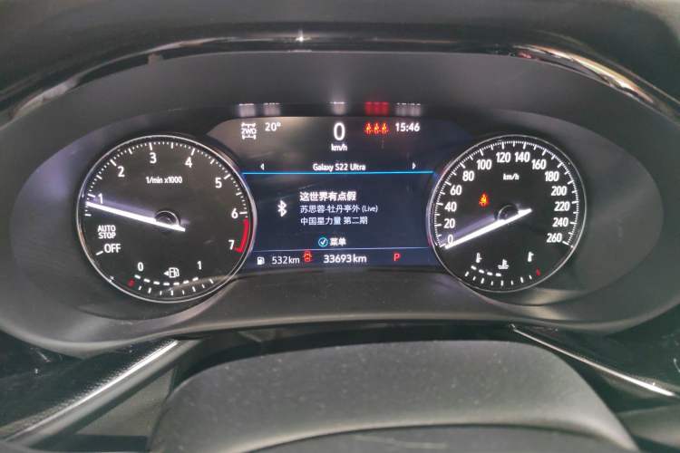 Used Buick Envision 2022 Encore Plus 652T Five-Seat All-Wheel-Drive Luxury Model Instrument Cluster