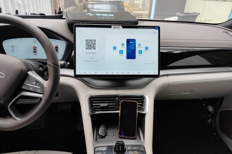 Used BYD Song PLUS New Energy 2025 DM-i Intelligent Driving 160KM Flagship Model Audio And AC Panel