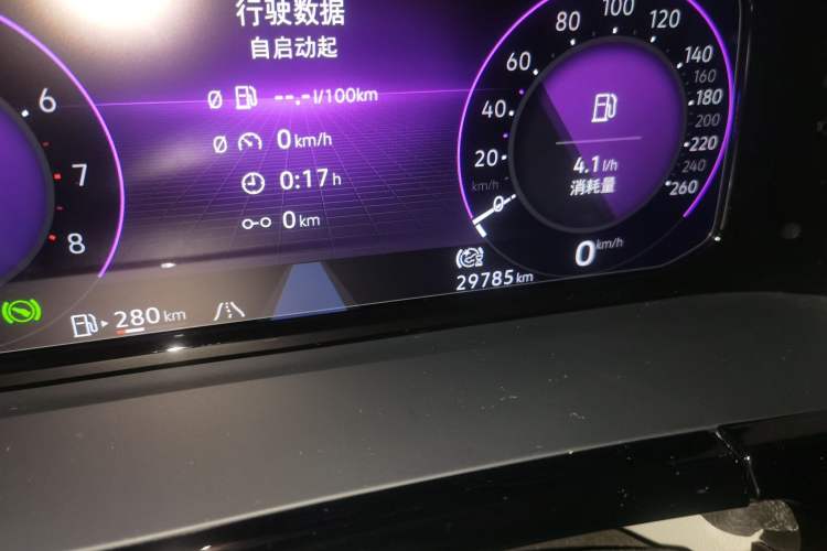 Used Volkswagen Teramont 2021 380TSI Four-Wheel Drive Prestige Flagship Edition Odometer Close Up